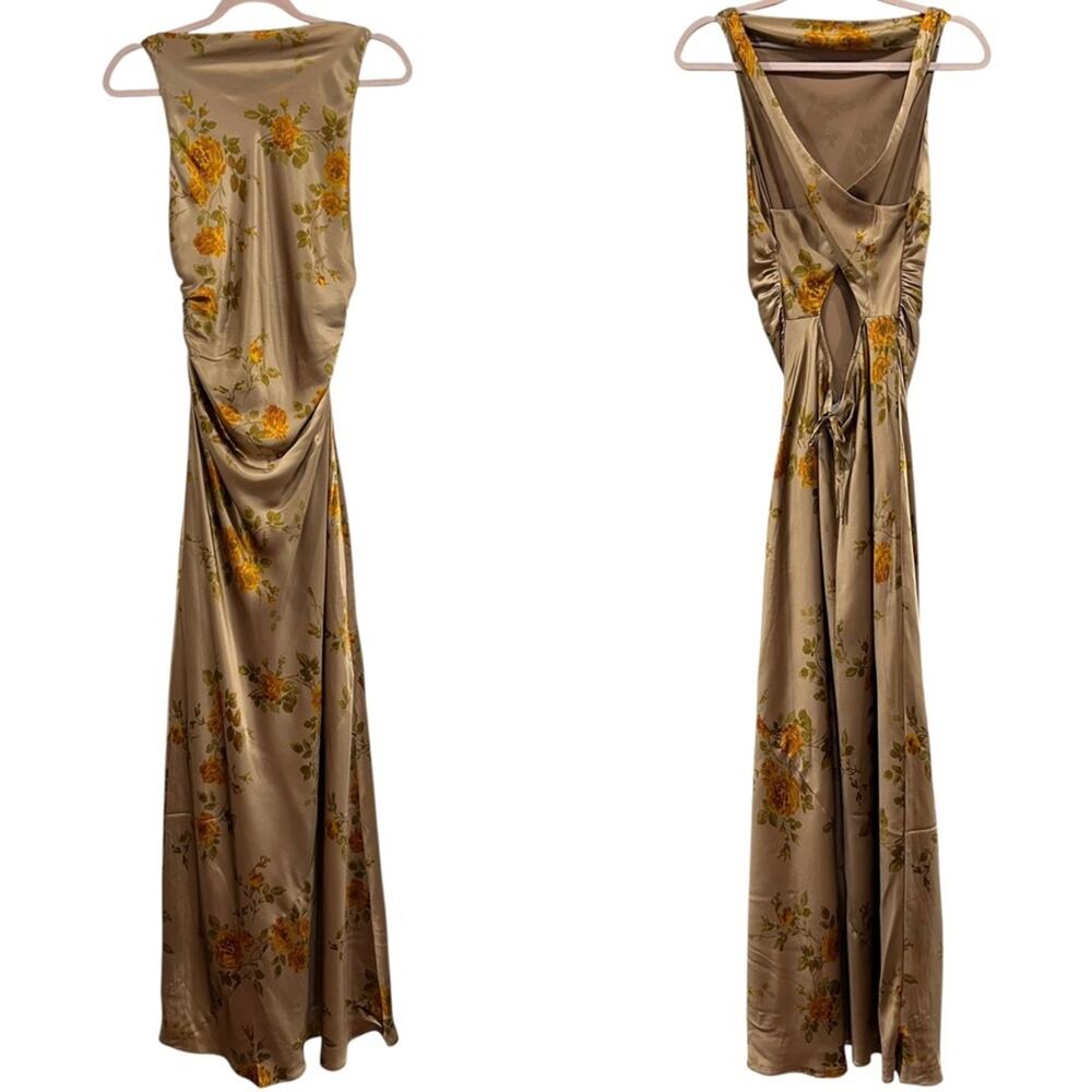 NWT NEW Reformation Anaiis Silk Dress - Picture 3 of 11